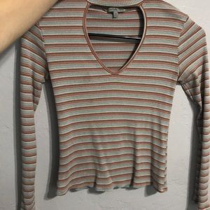 Long sleeve crop top